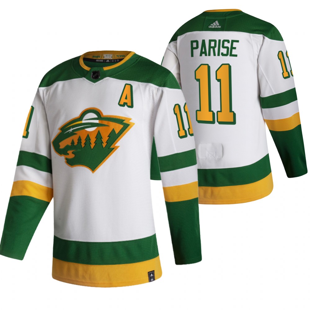 2021 Adidias Minnesota Wild #11 Zach Parise White Men  Reverse Retro Alternate NHL Jersey->florida panthers->NHL Jersey